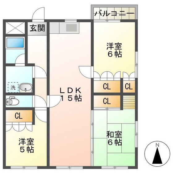 ベーシック中日の間取り