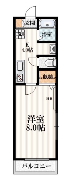 【杉並区高井戸西のマンションの間取り】