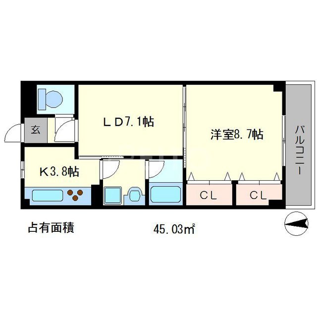 ウィステリア参番館の間取り