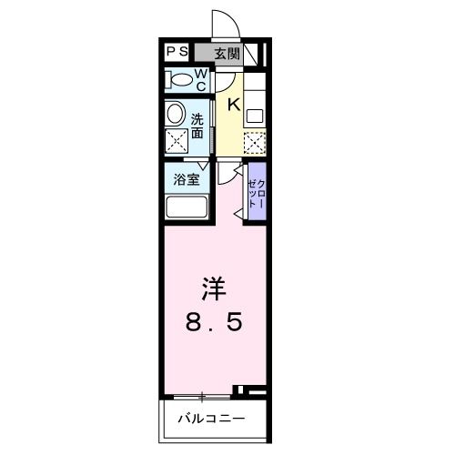 アプロディール新横浜の間取り