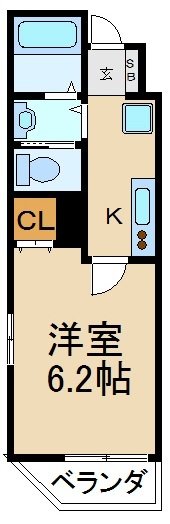 コテージ枚方の間取り