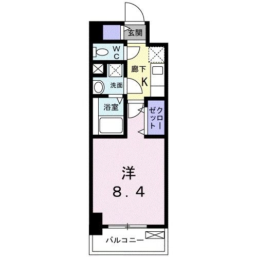 【鹿児島市堀江町のマンションの間取り】