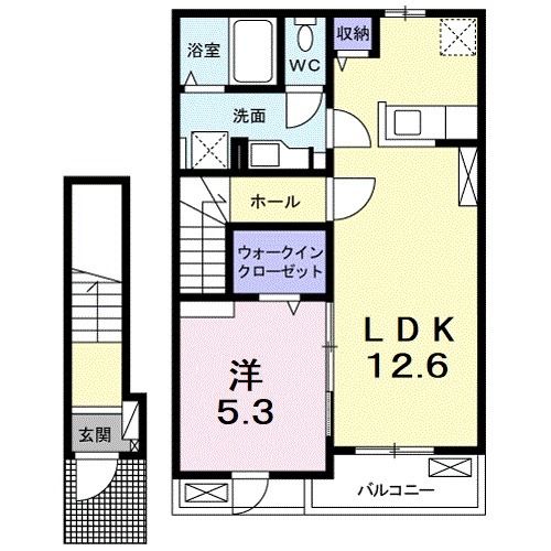 モンド　カロレIの間取り