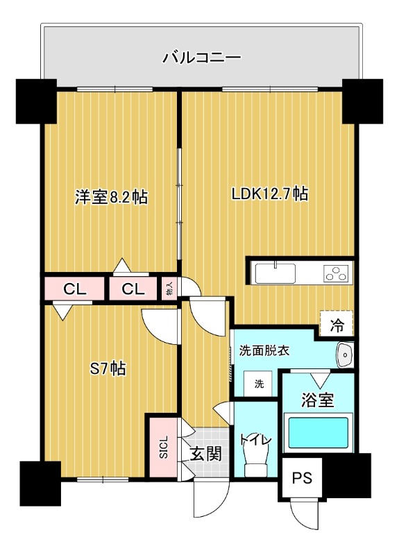 ムーサ港川の間取り