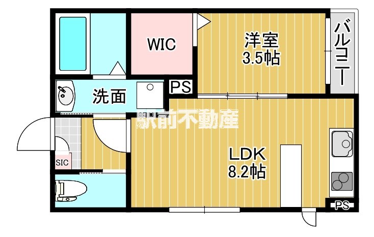 朝倉街道ｆｉｋａの間取り