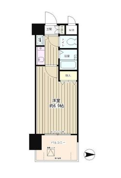 新宿区上落合のマンションの間取り