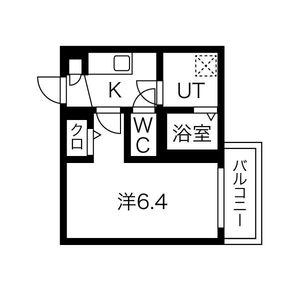 メイクスR伝馬公園の間取り