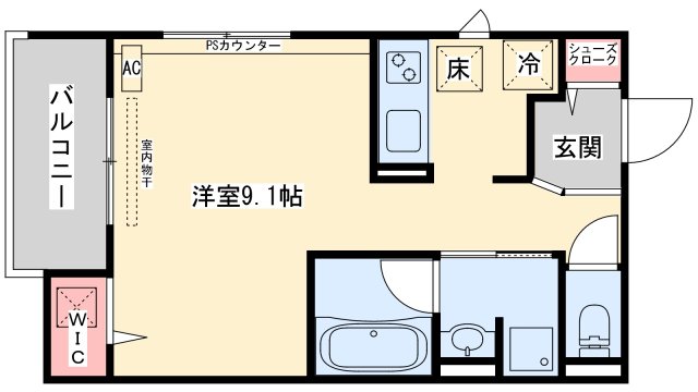 三島郡島本町桜井のアパートの間取り