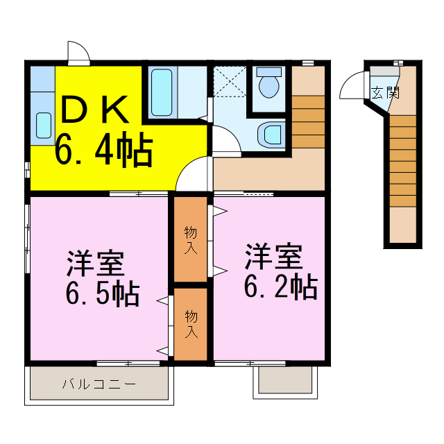 コーポコスモスの間取り