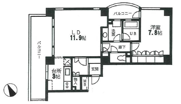 カルム南青山の間取り