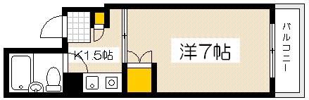 広島市西区庚午中のマンションの間取り