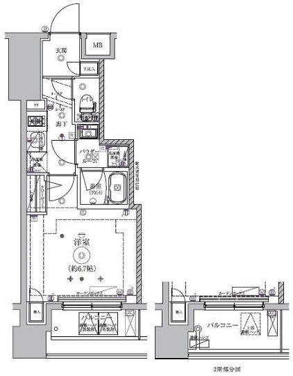 【RELUXIA TERRACE 横濱吉野町の間取り】