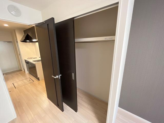 収納　たっぷりとした収納スペースです