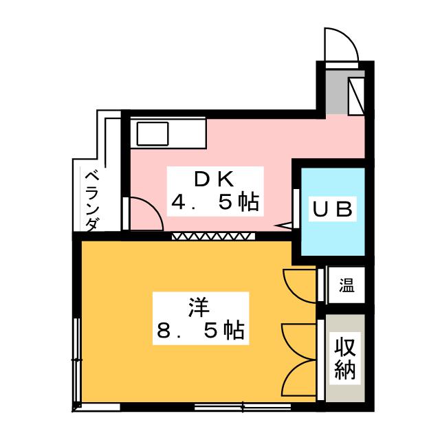 ブランチＰ．Ｓの間取り