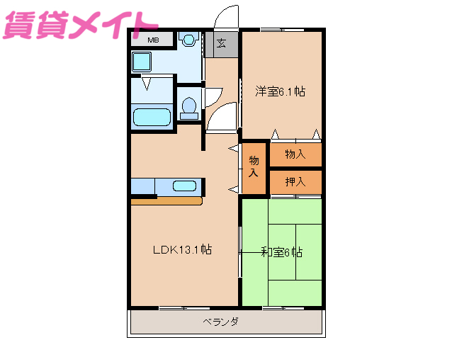 シャインロワールの間取り