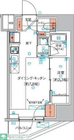 豊島区巣鴨のマンションの間取り