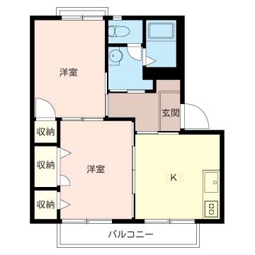 【セントラル山手の間取り】