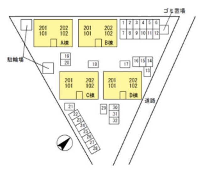 【高松市春日町のアパートのその他】