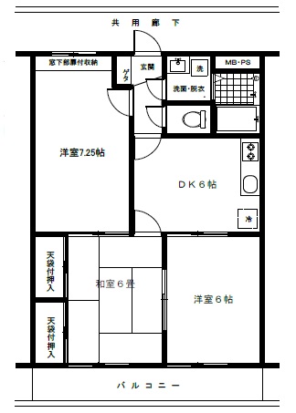 エバンストンハイツの間取り