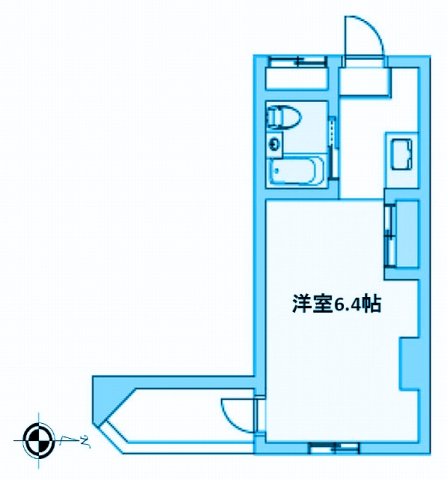 【川崎市中原区新丸子町のマンションの間取り】