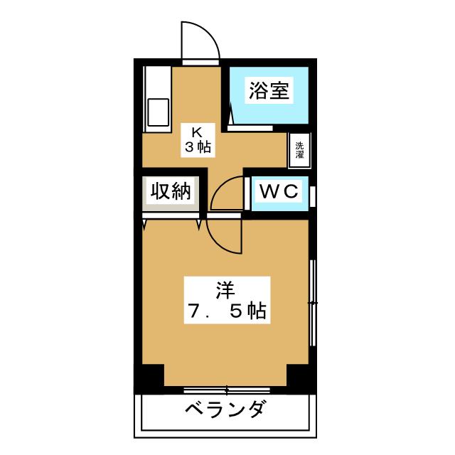 コーポユタカの間取り