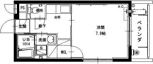 メルシー宇宿の間取り