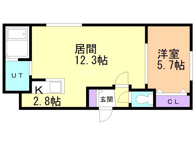 ＡＬＰＨＡ菊水の間取り