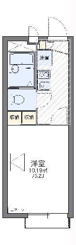 レオパレスＴＡＫＡ　イプシロンの間取り