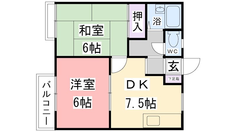 リバーサイド井ノ口-24の間取り