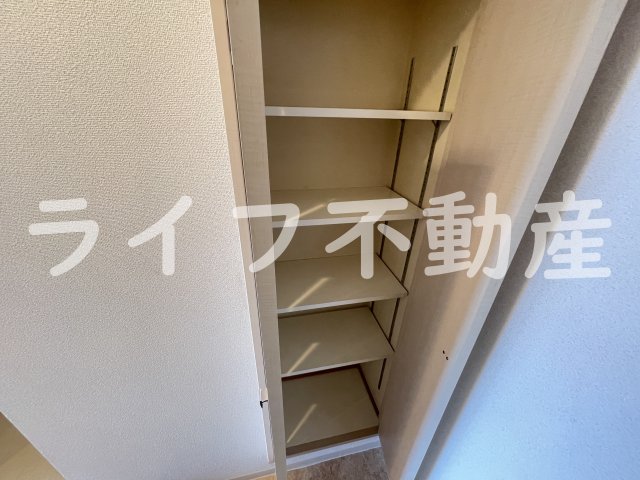 収納　ちょっとした収納スペースも充実しています