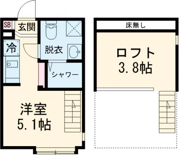 ハーモニーテラス関町IIの間取り