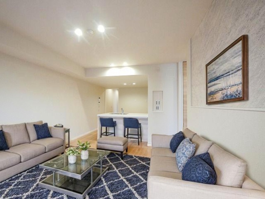 居室・リビング　CGで家具等を配置したもので家具等は含まれません