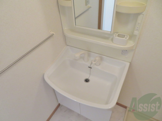 洗面設備　洗面所は独立しており、シャワー付きです。