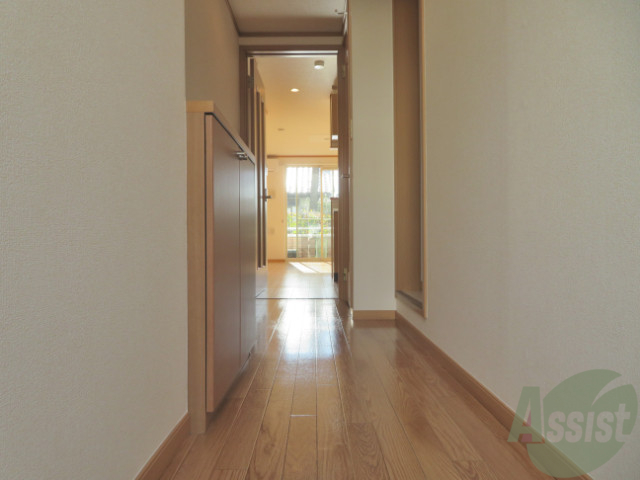 玄関　玄関から撮影しました。明るい印象ですね。