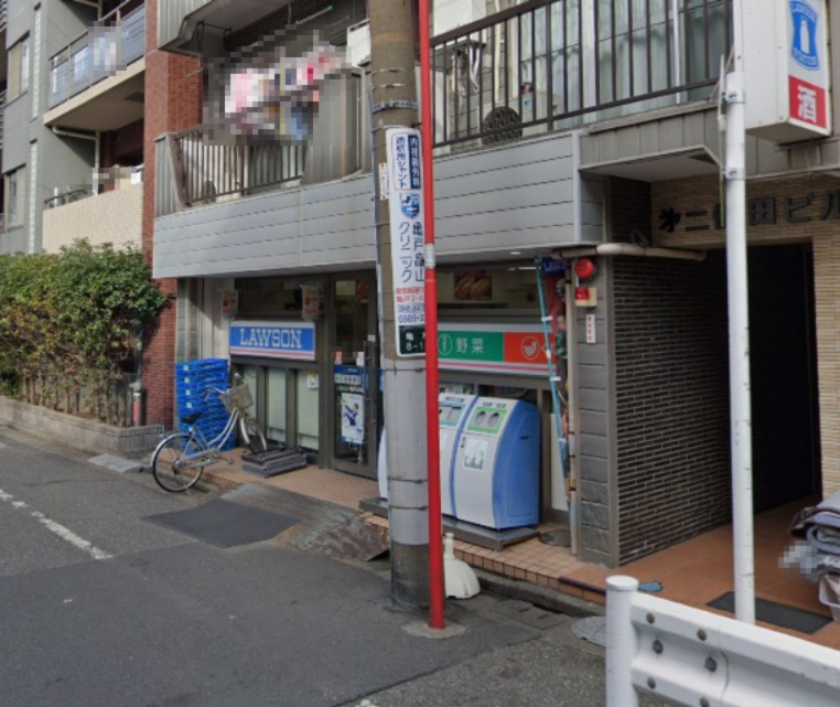 コンビニ　ローソン 亀戸水神店（コンビニ）まで509m