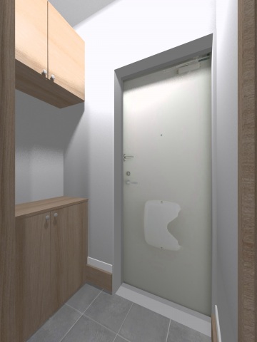 玄関　お問合せはシティホーム海田センター　082-821-2227