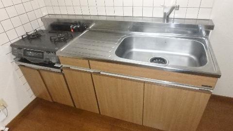 キッチン　２口ガスコンロが置ける流し台♪（イメージ）