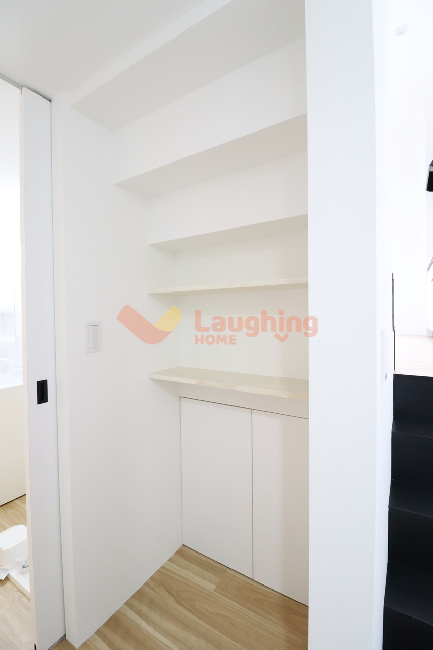 収納　たっぷりとした収納スペースです