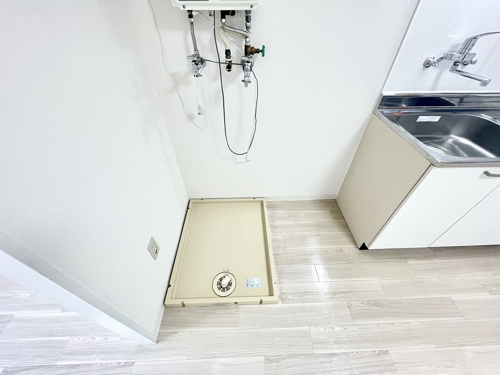 洗面設備　洗濯機置き場♪