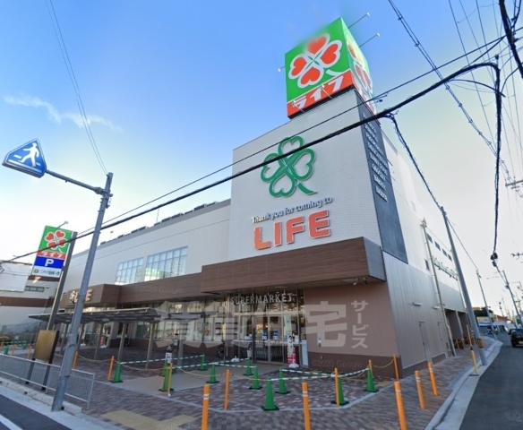 スーパー　ライフ　高石店（スーパー）まで443m