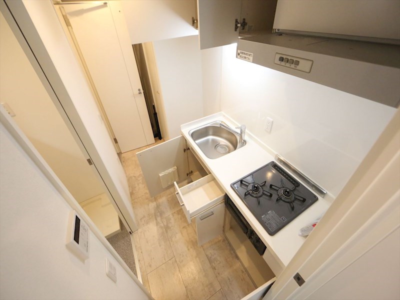 キッチン　システムキッチン（ガス2口コンログリル付）