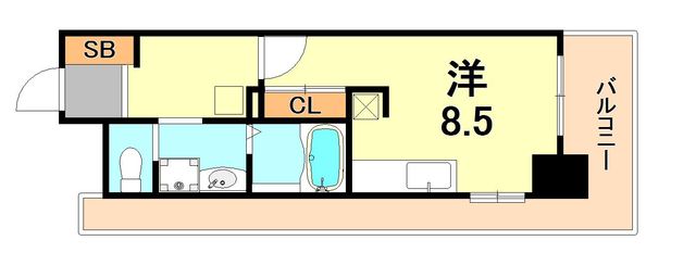 WILLDO浜崎通の間取り写真