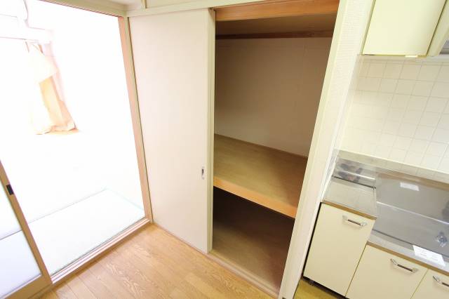 収納　収納スペースあります。