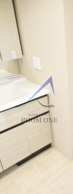 洗面設備　洗面台です。