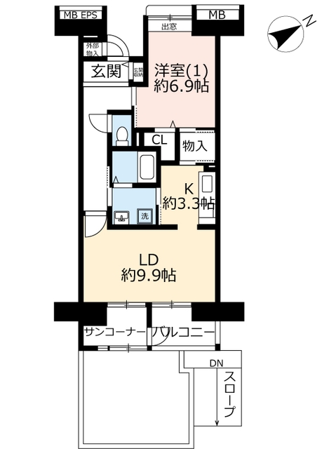 URプラザシティ新所沢緑町第三の間取り写真