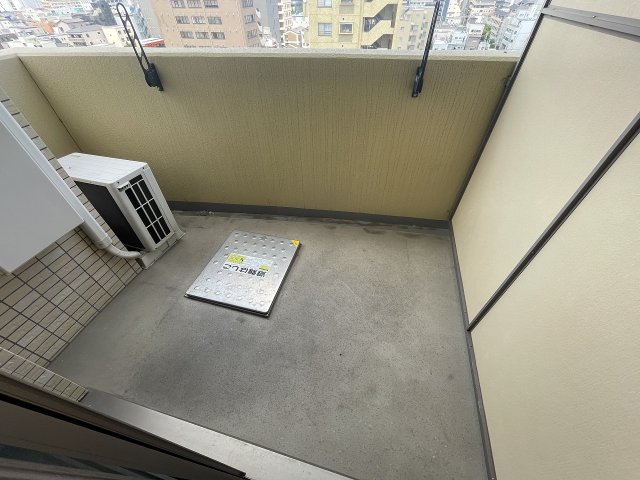 バルコニー　落ち着いた時間を過ごせるバルコニーです