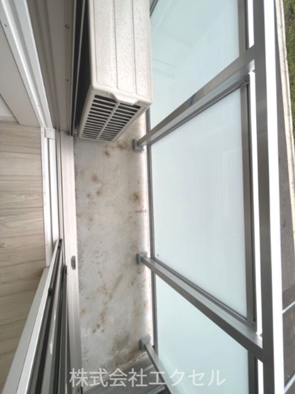 バルコニー　南東向きのベランダ♪