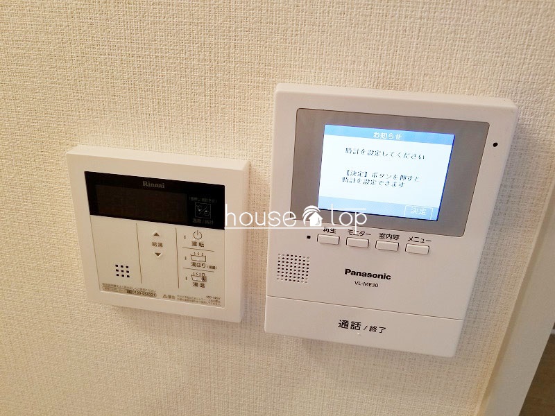 セキュリティ　ＴＶモニターホン！防犯面も安心ですね♪