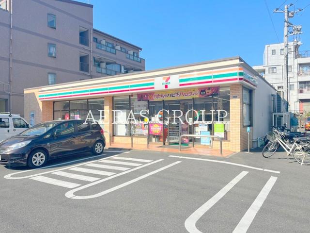 コンビニ　セブン-イレブン 川崎栗谷３丁目店（コンビニ）まで374m