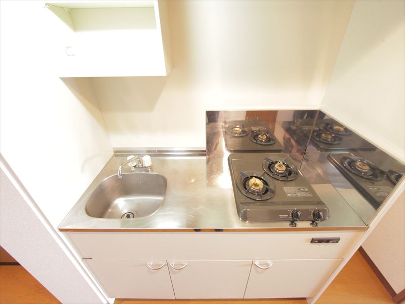 キッチン　システムキッチン（ガス２口コンロ）